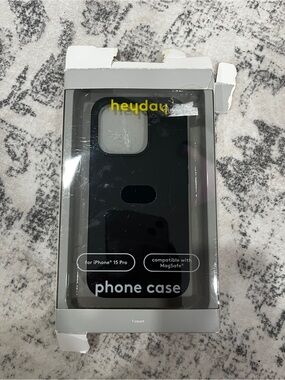 Heyday black jelly phone case